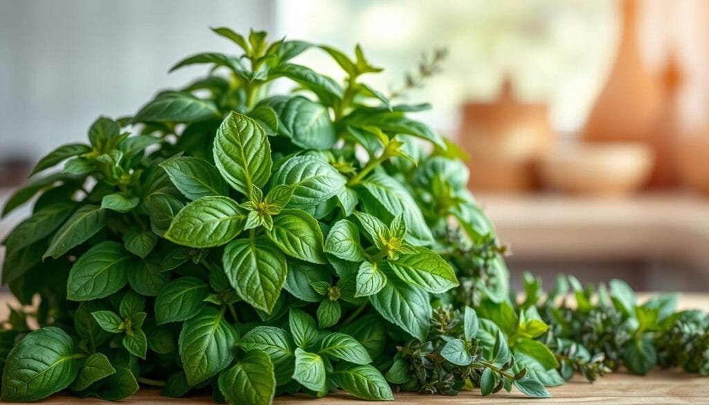 Holy Basil and Oregano