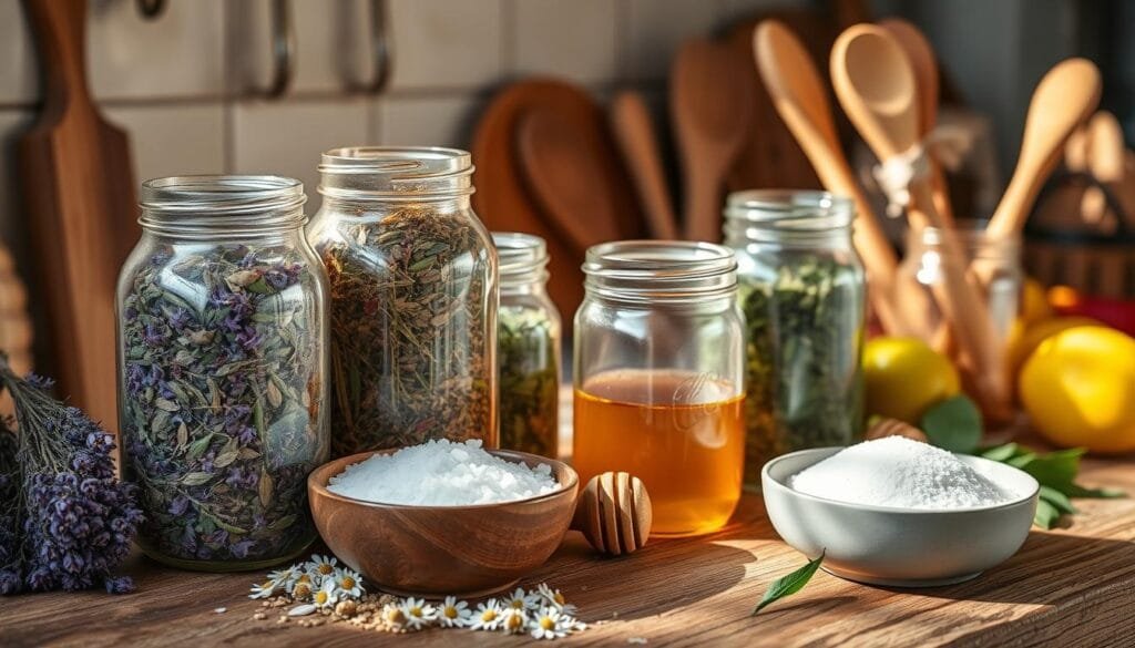 Homemade Herbal Skin Scrub