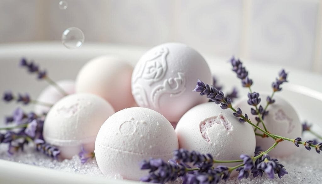 Lavender bath bombs