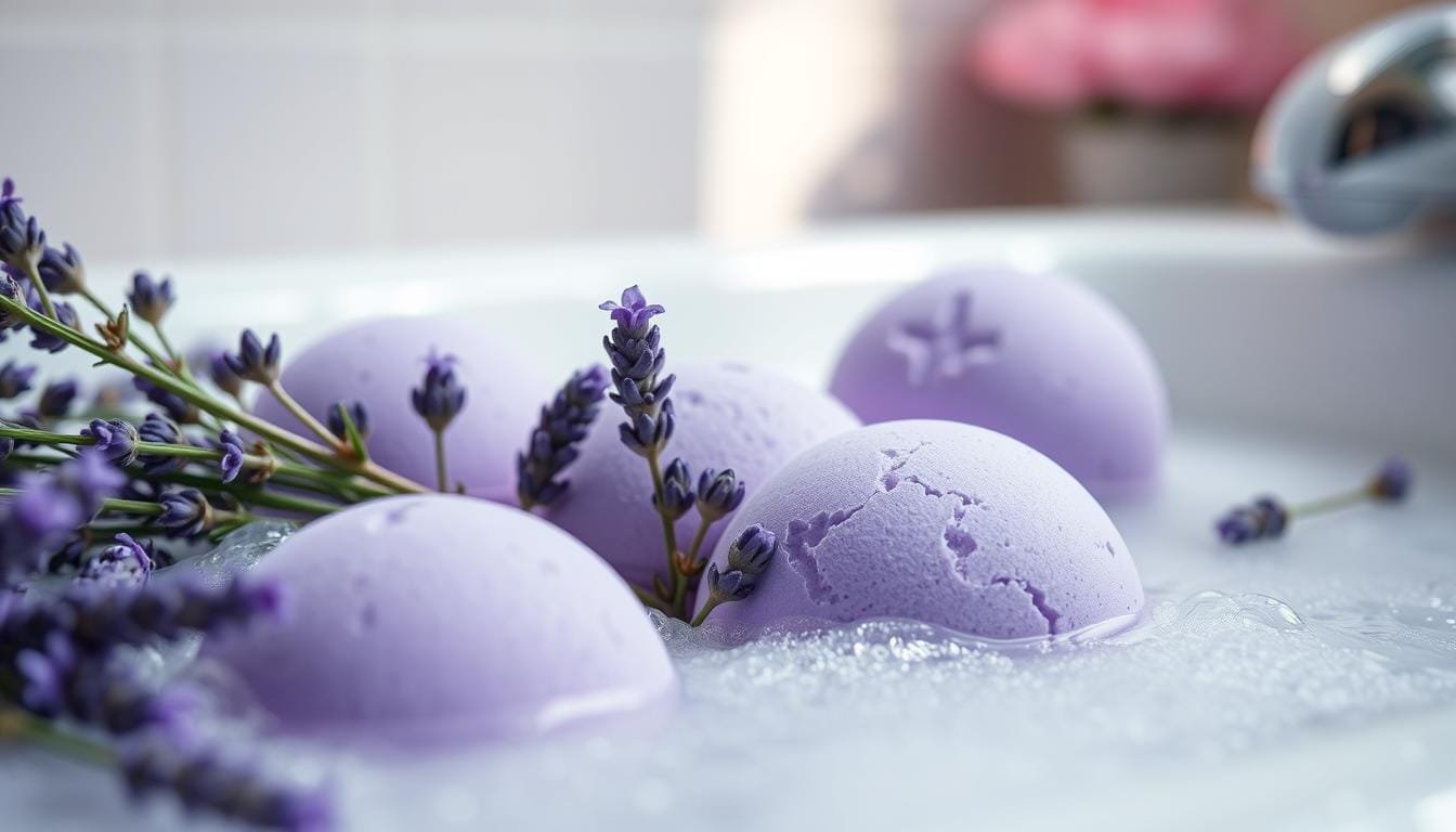 Lavender bath bombs