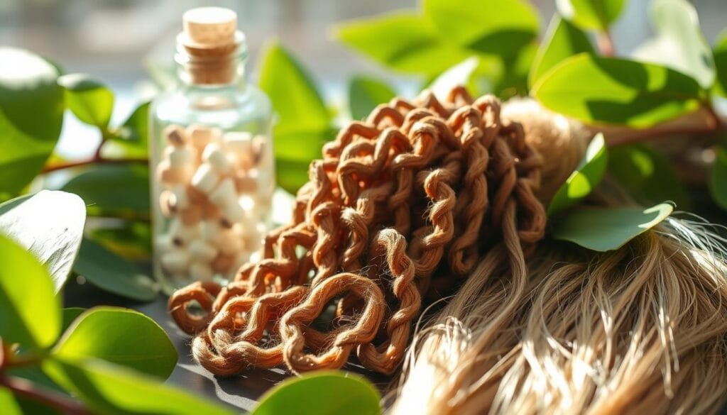 Marshmallow root hair detangler