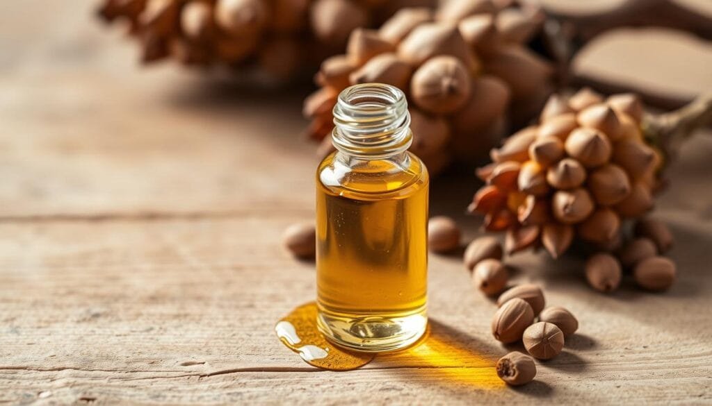 applying beard oil