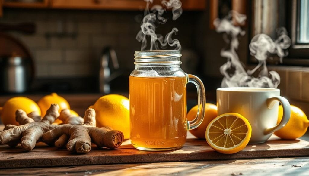 ginger lemon cough syrup