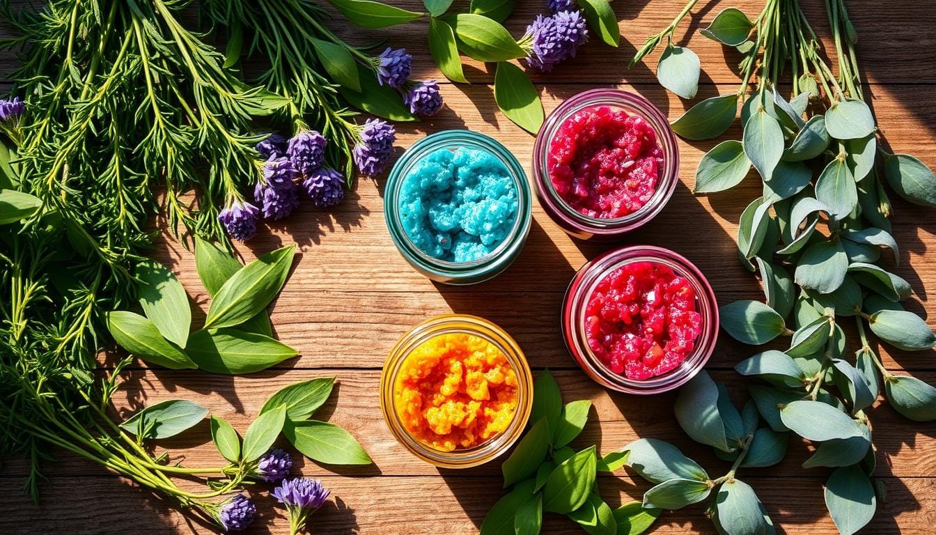 homemade herbal skin scrubs