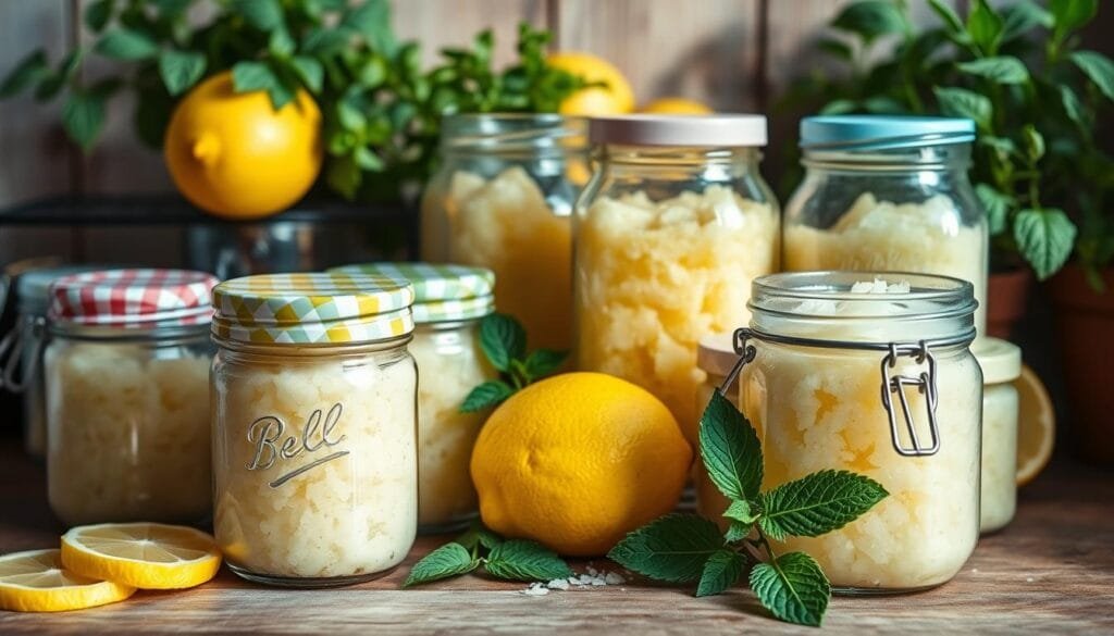 homemade scrub storage