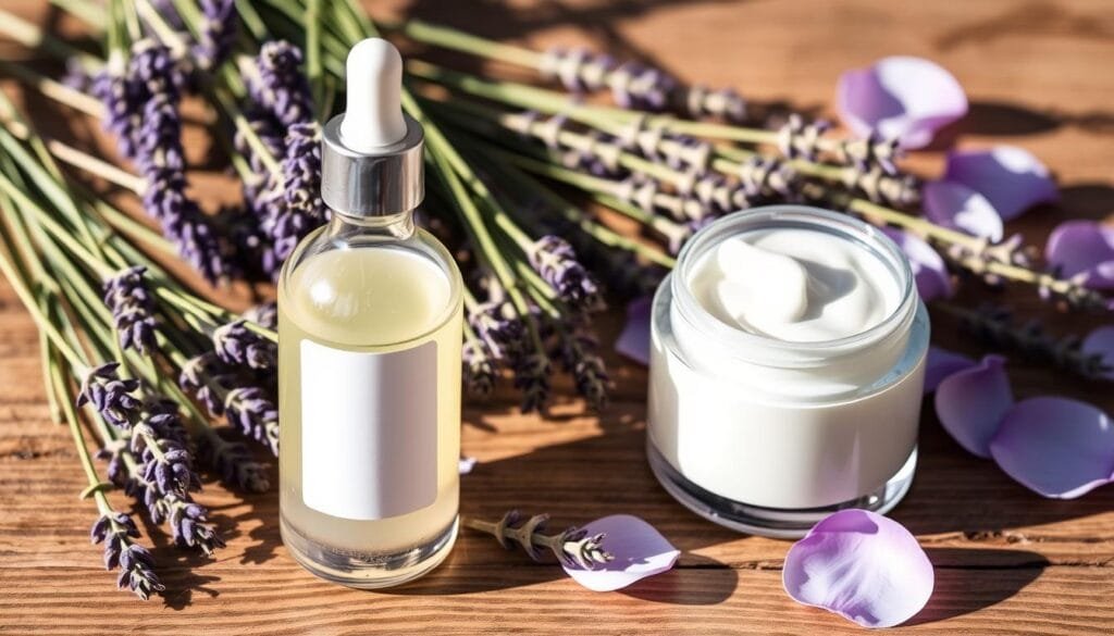 lavender-infused skincare products