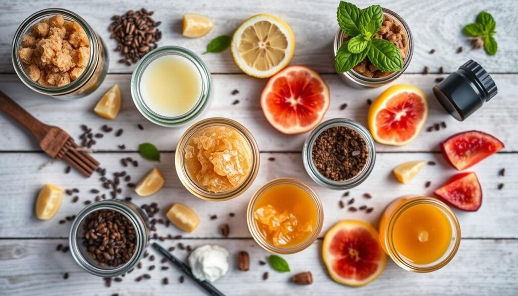 natural lip scrub variations
